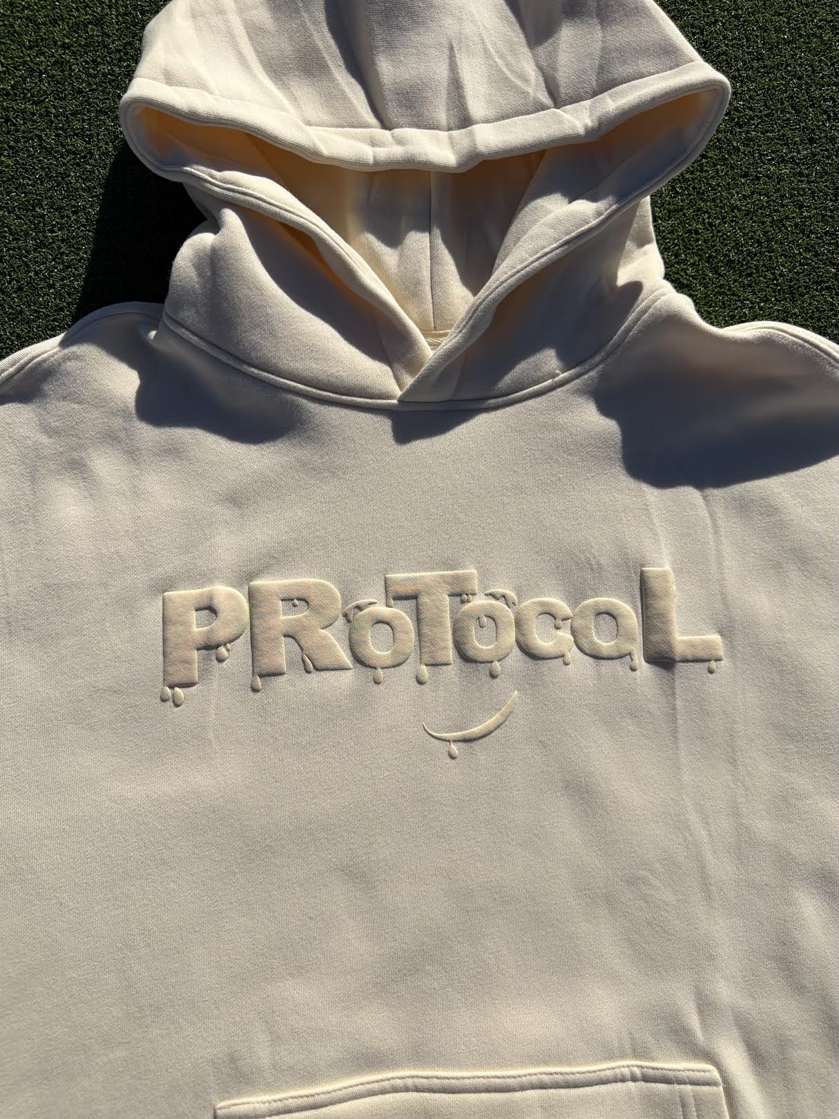 Cream Hoodie