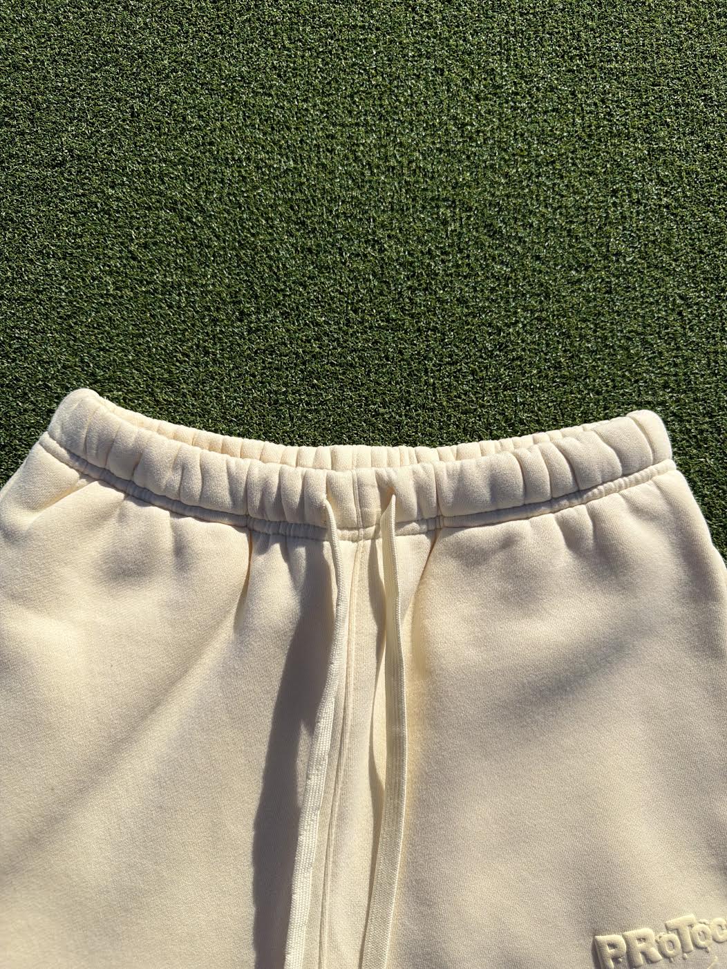 Cream Sweatpants