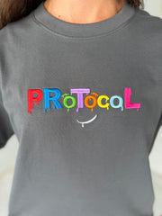 Stitched Multicolor Tee