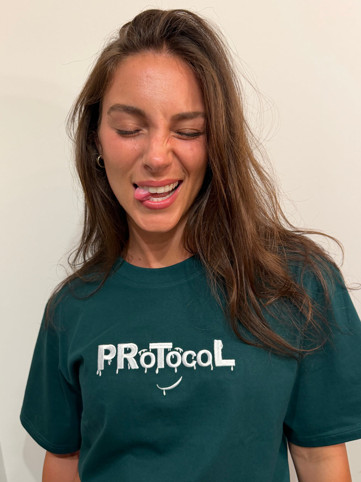 Forest Green Stitched Tee
