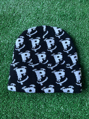 Black Scattered "P"beanie