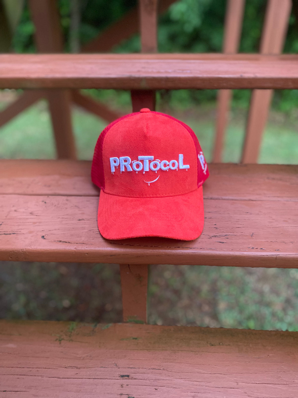 Red Suede PRoTocoL Hat