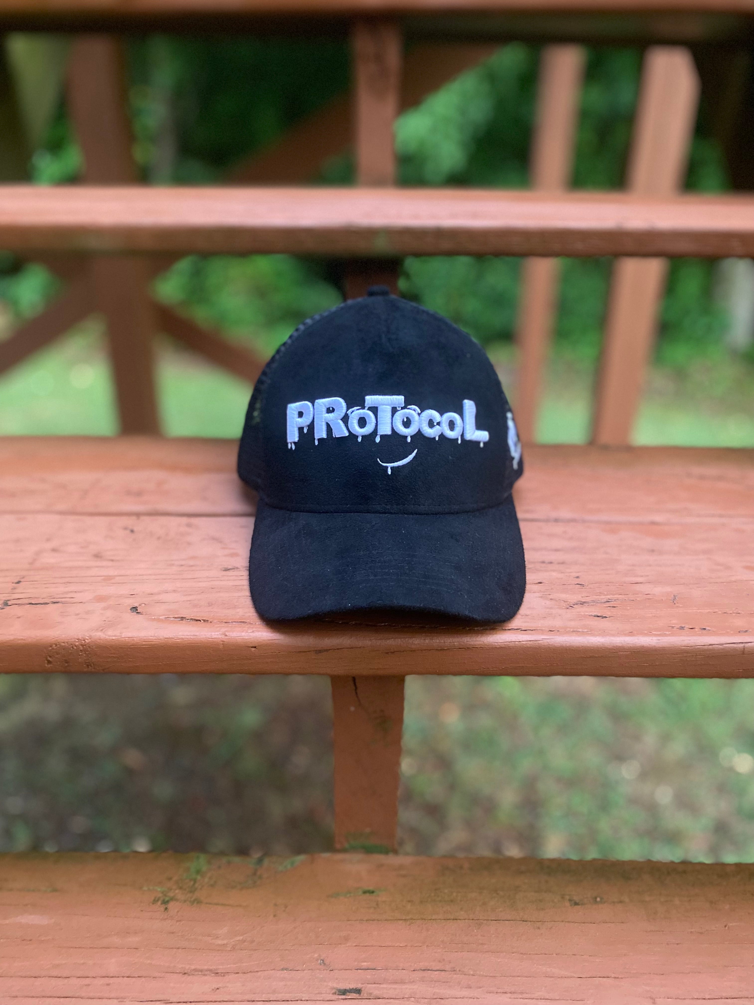 Black Suede PRoTocoL Trucker Hat